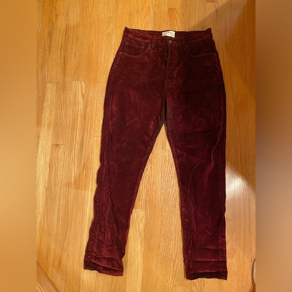 Free People Velvet Pants - Picture 1 of 3